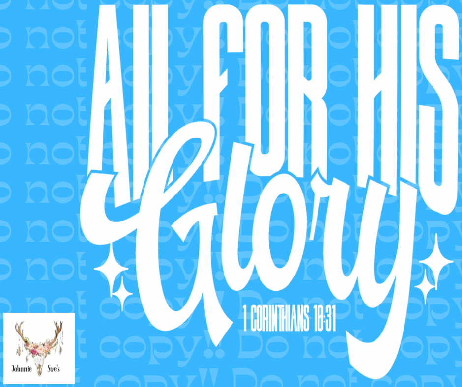 PreOrder: All For His Glory