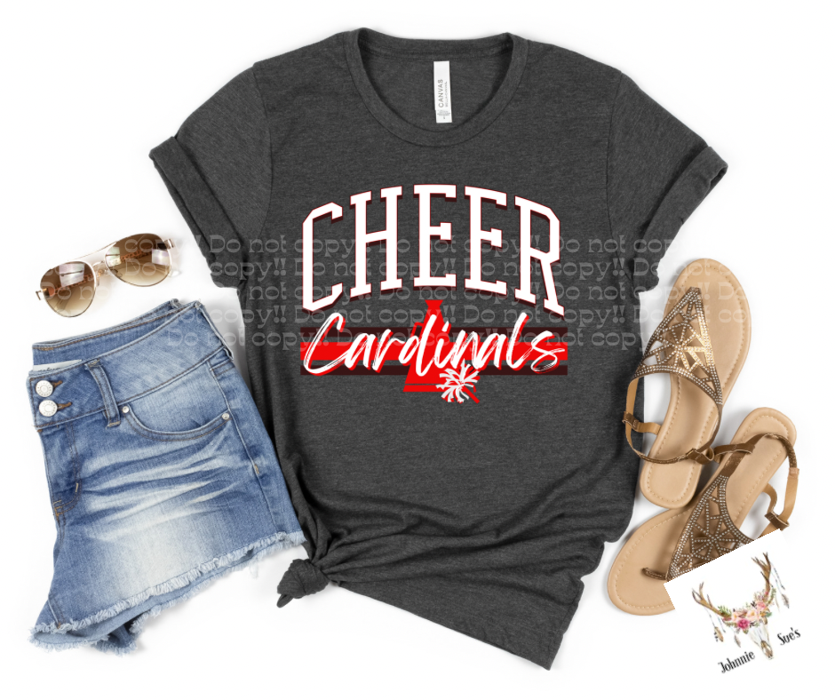Team Spirit: Curved Cheer Cardinals