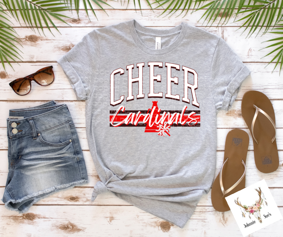 Team Spirit: Curved Cheer Cardinals