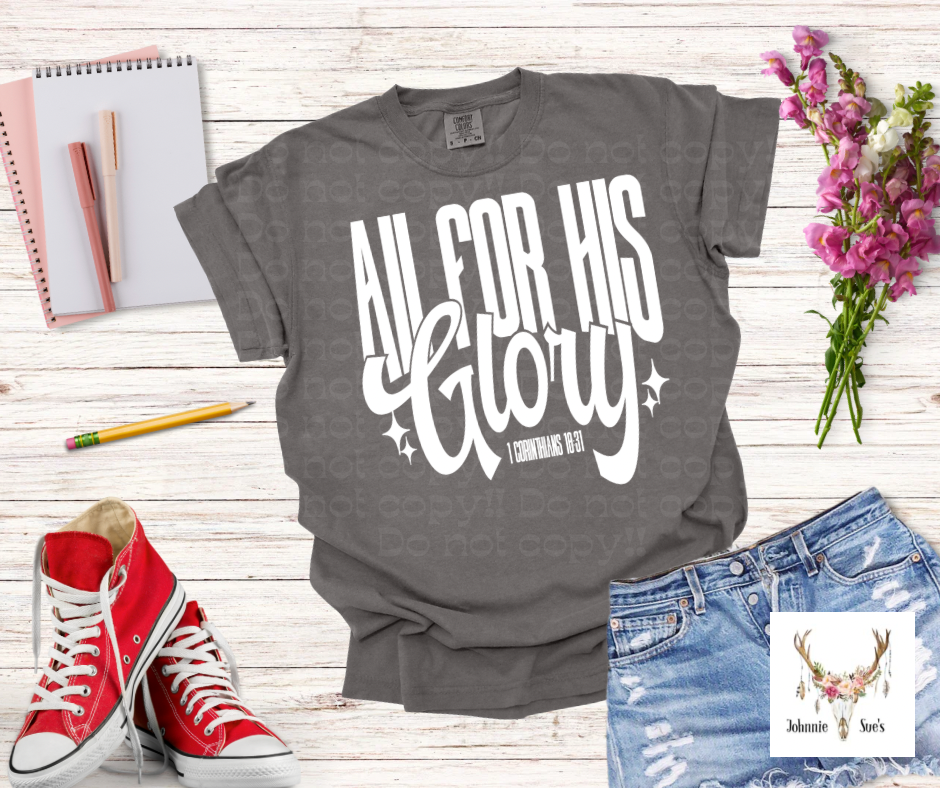 PreOrder: All For His Glory