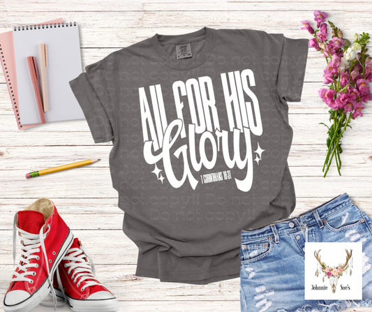 PreOrder: All For His Glory