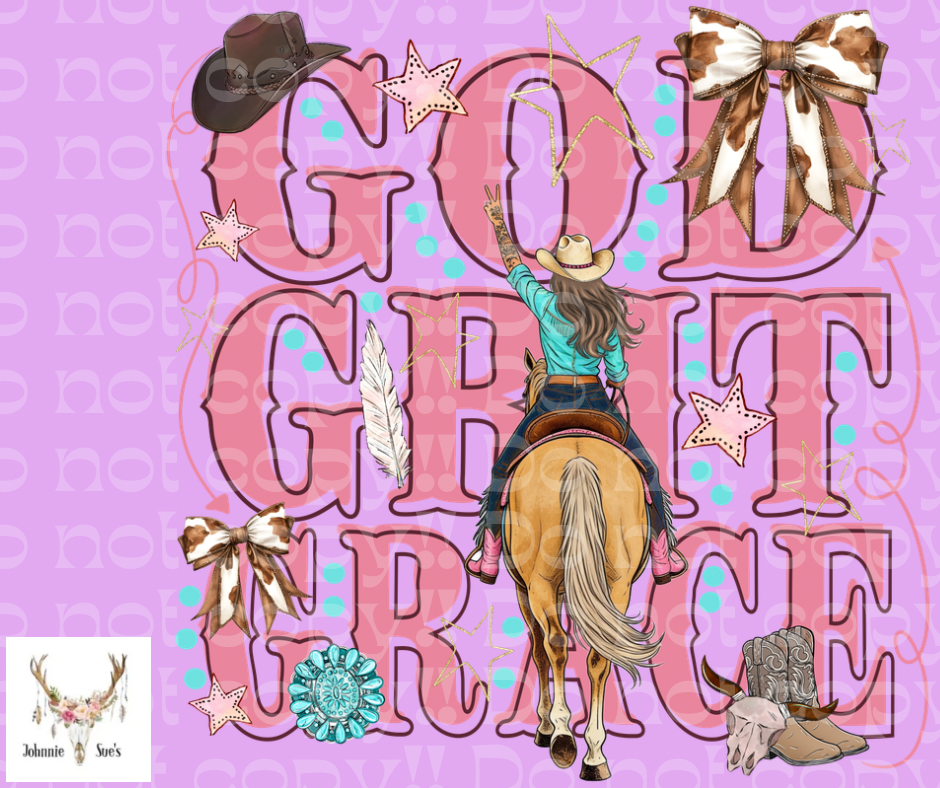 PreOrder: God Grit Grace - brown hair