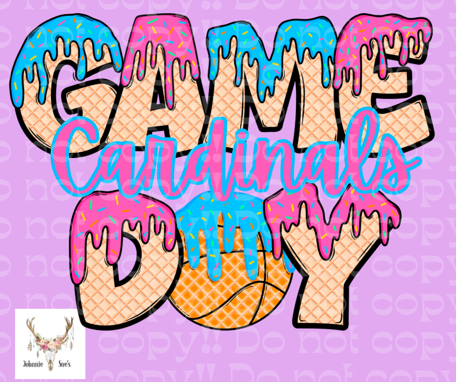 Team Spirit: Cardinals Game Day Drip - Basketball