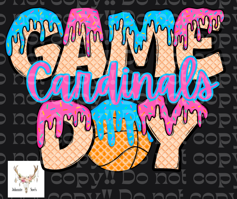 Team Spirit: Cardinals Game Day Drip - Basketball