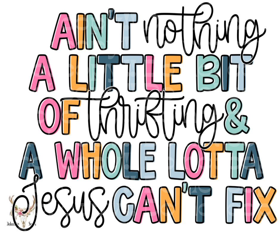 PreOrder: Ain’t Nothing A Little Bit Of Thrifting & A Whole Lotta Jesus Can’t Fix