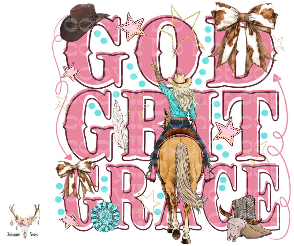 PreOrder: God Grit Grace - blonde hair