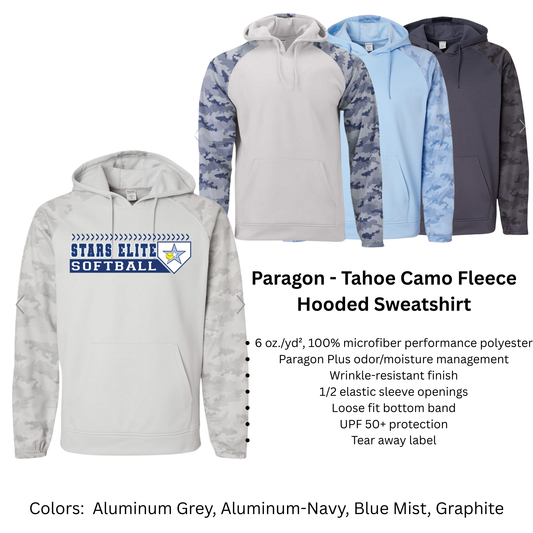 Stars Elite Softball - Paragon Hooded Sweatshirt