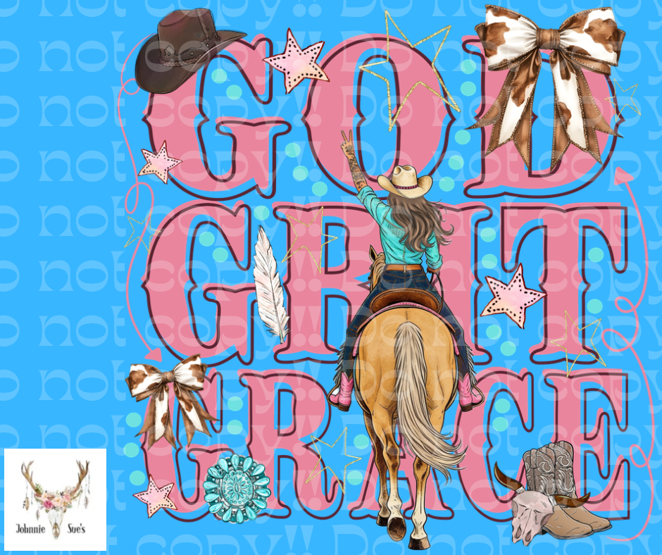 PreOrder: God Grit Grace - brown hair