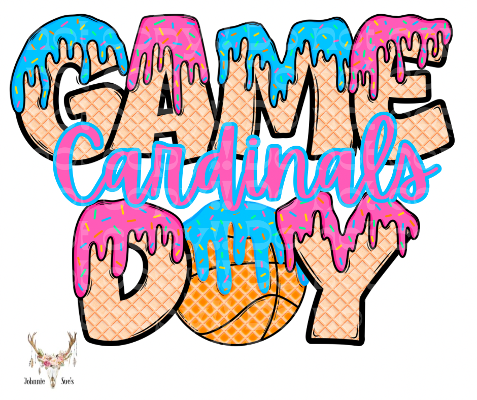 Team Spirit: Cardinals Game Day Drip - Basketball