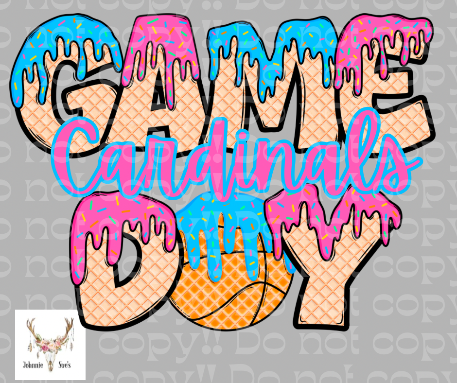 Team Spirit: Cardinals Game Day Drip - Basketball
