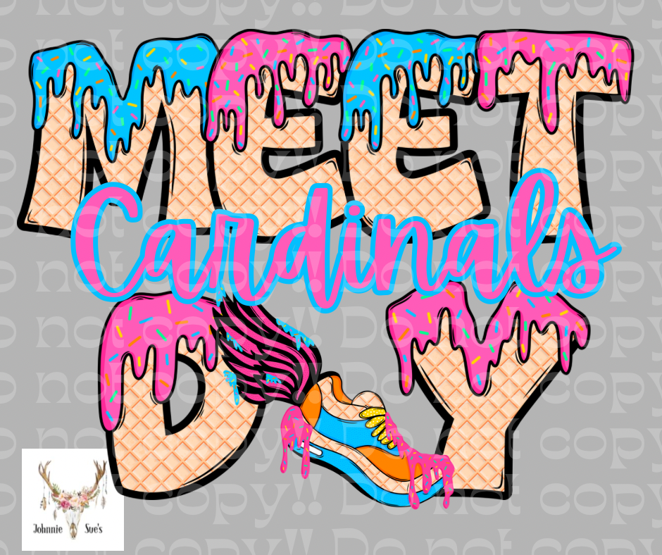 Team Spirit: Cardinals Game Day Drip - Track