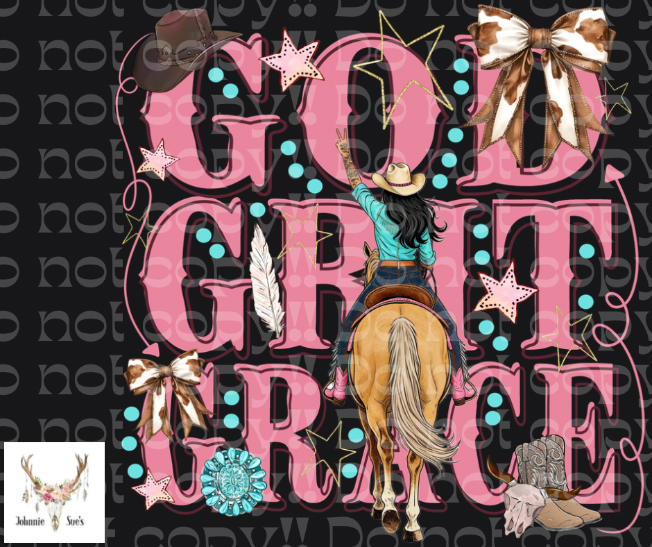 PreOrder: God Grit Grace - black hair