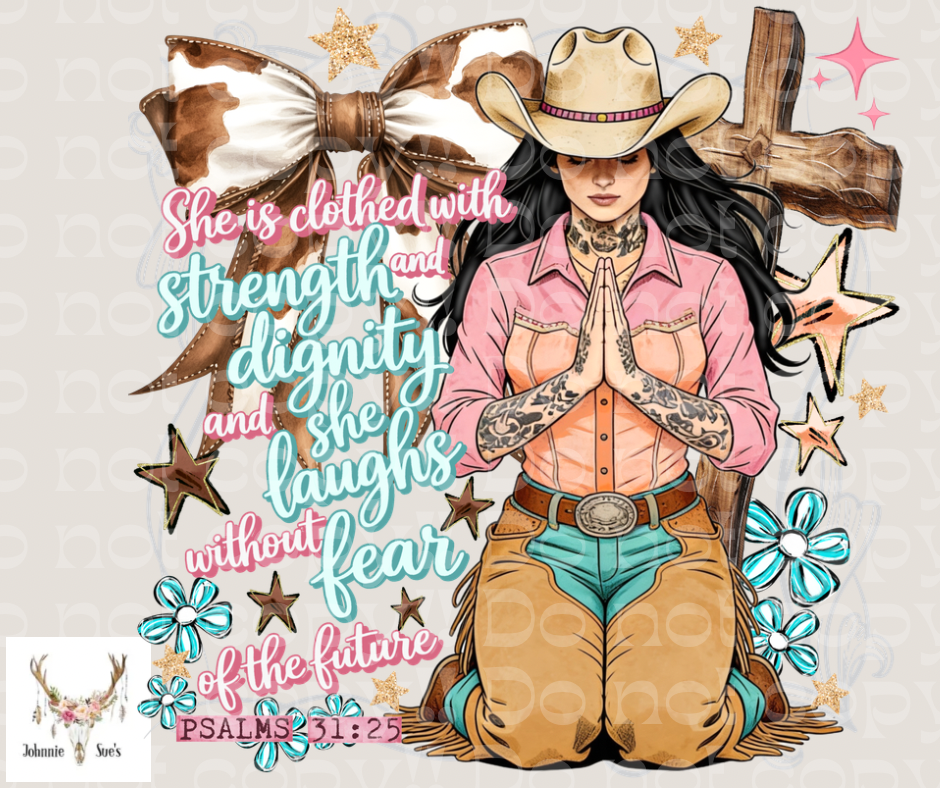 PreOrder: She is clothed with Strength and Dignity and she laughs without fear of the future