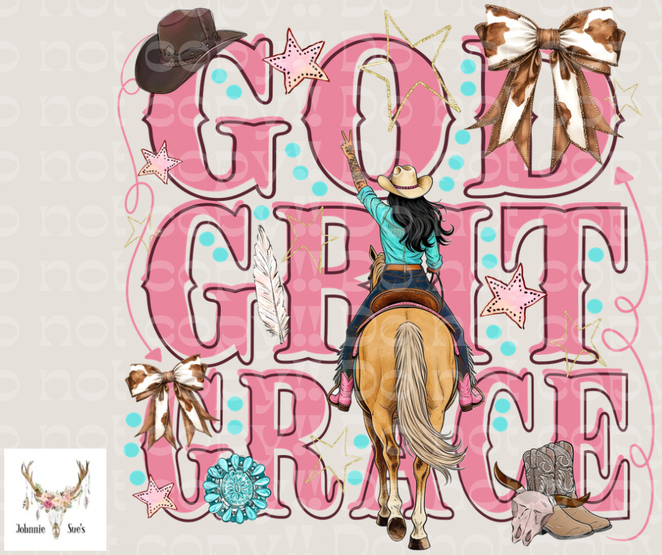 PreOrder: God Grit Grace - black hair