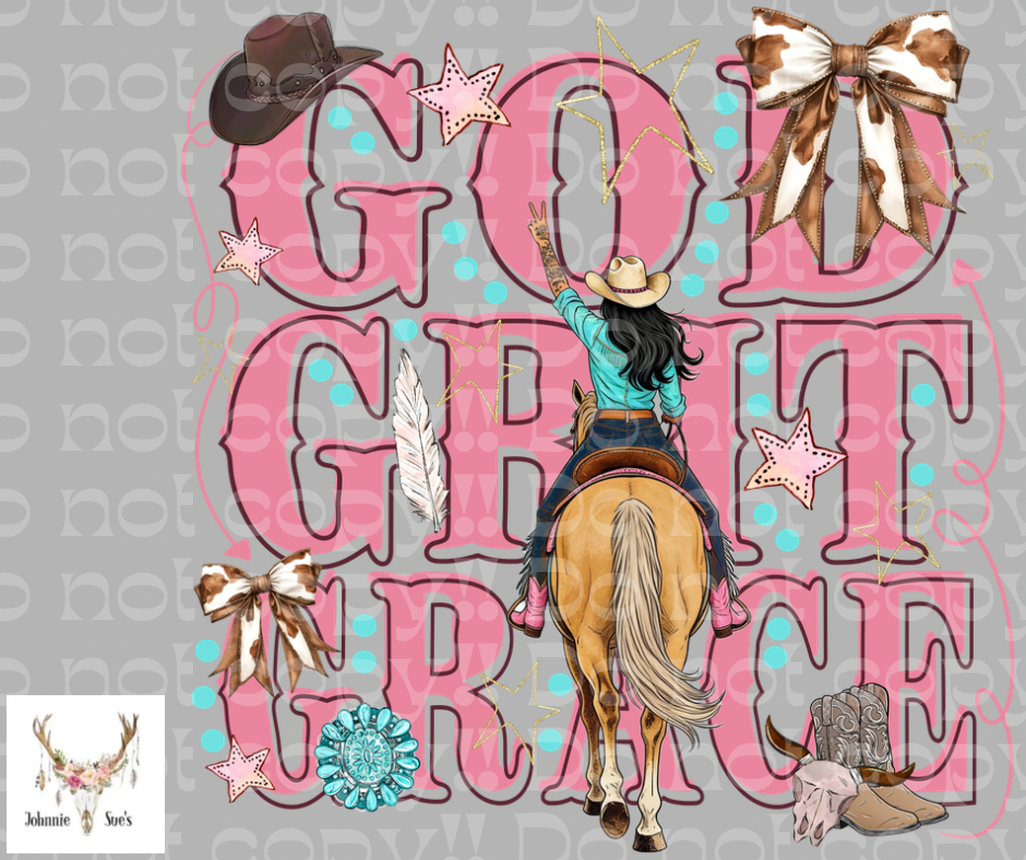 PreOrder: God Grit Grace - black hair