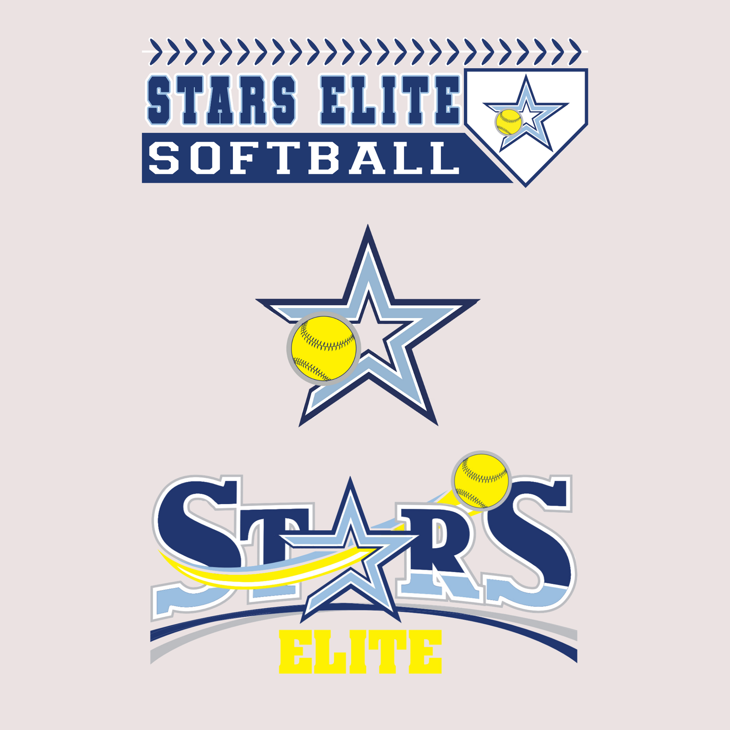 Stars Elite Softball - Comfort Colors Long Sleeve