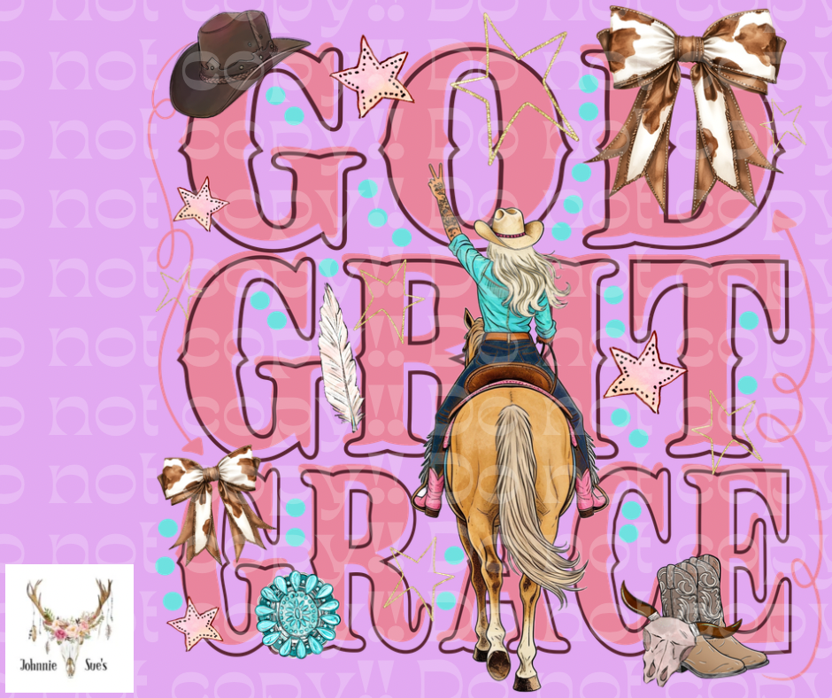 PreOrder: God Grit Grace - blonde hair