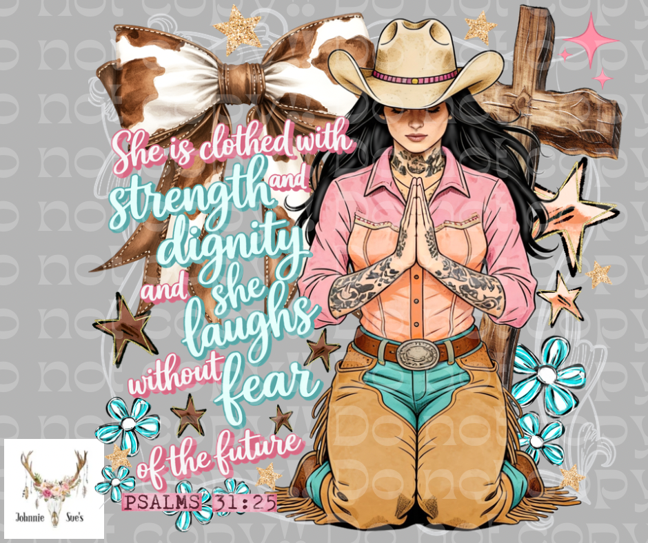 PreOrder: She is clothed with Strength and Dignity and she laughs without fear of the future