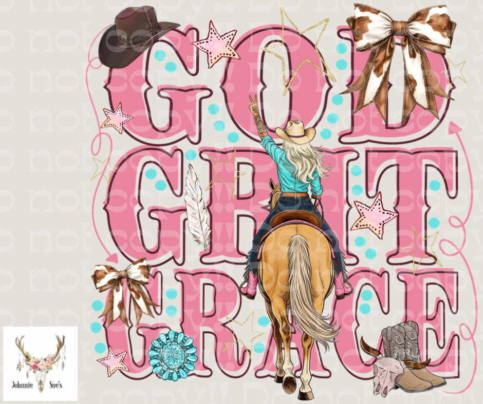 PreOrder: God Grit Grace - blonde hair