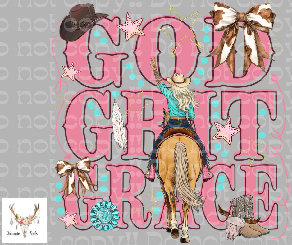 PreOrder: God Grit Grace - blonde hair