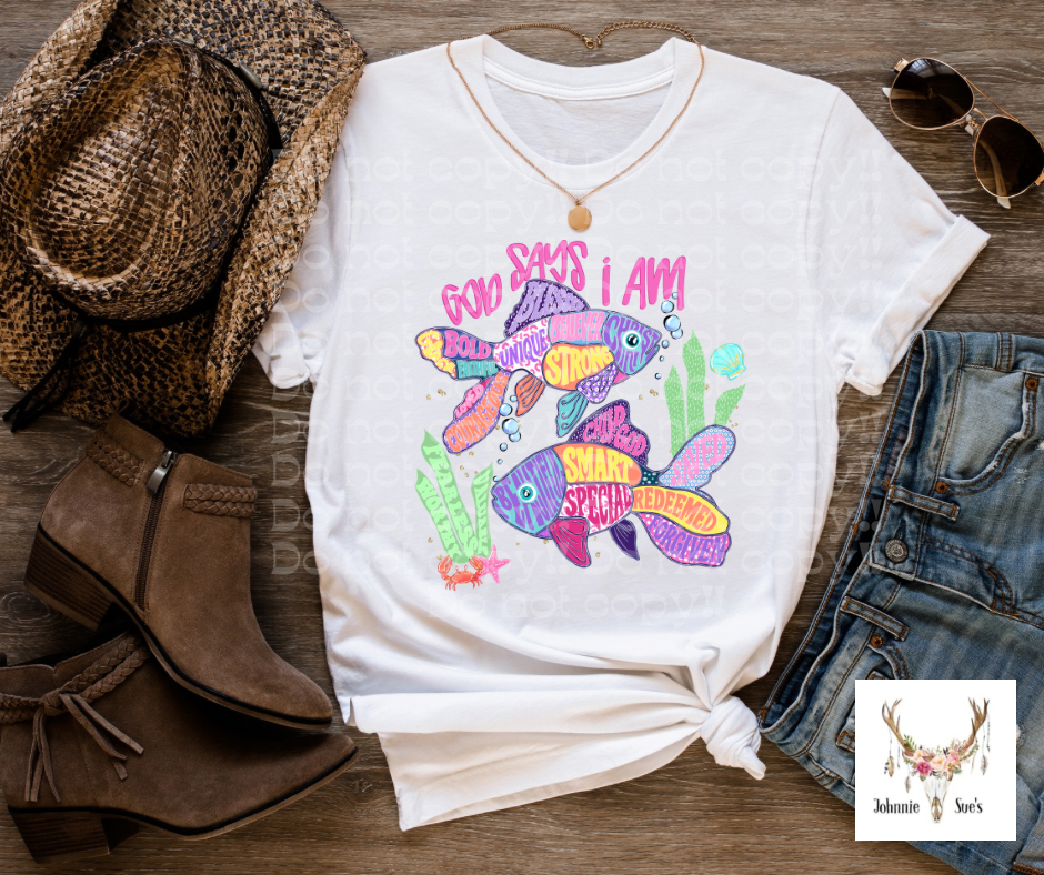PreOrder: God Says I Am - Fish Girl
