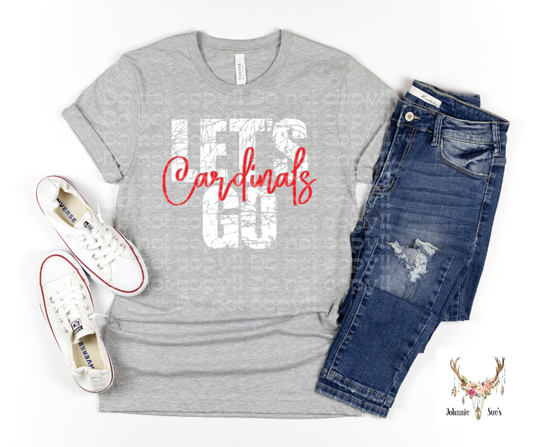 Team Spirit: Let’s Go Cardinals - White