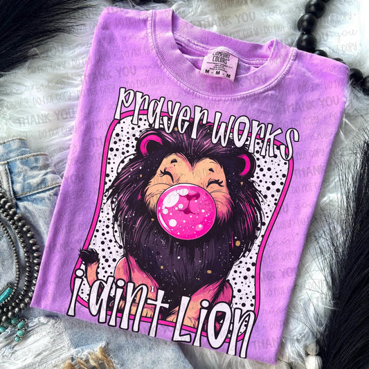 PreOrder: Prayer works, I ain’t lion