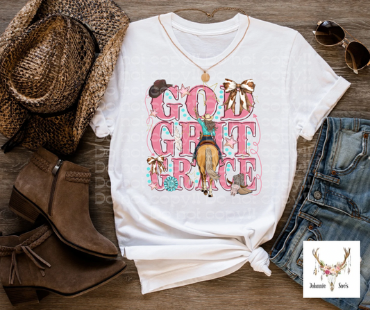 PreOrder: God Grit Grace - brown hair