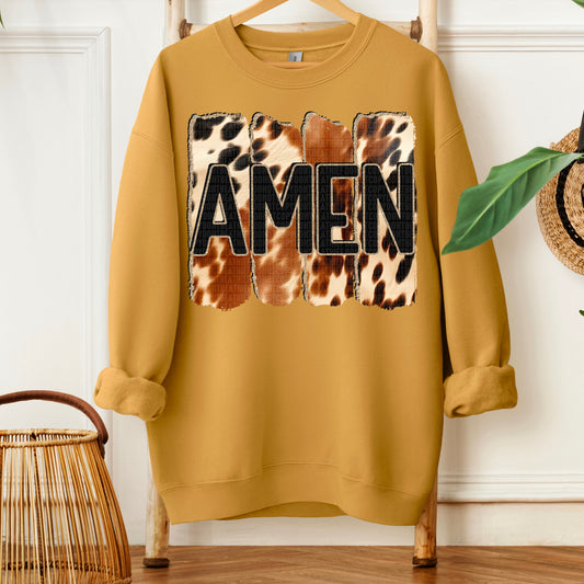 PreOrder: Amen (brown cowhide)