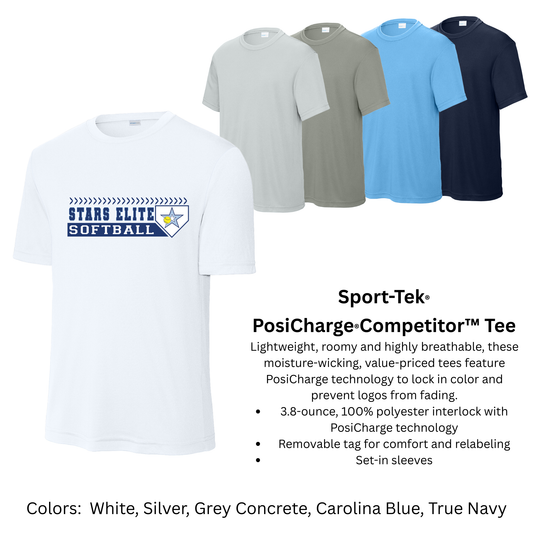 Stars Elite Softball - Sport-Tek TShirt