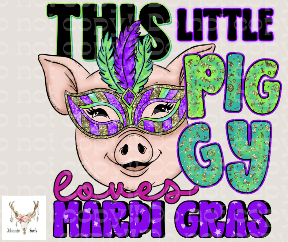 PreOrder: This Little Piggy Loves Mardi Gras