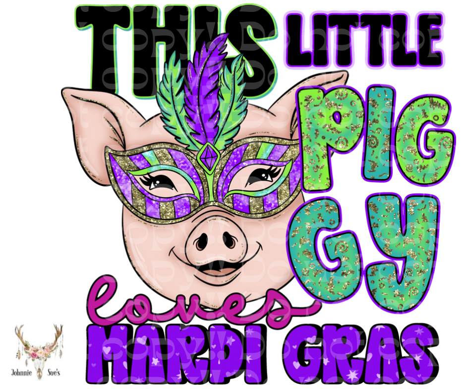 PreOrder: This Little Piggy Loves Mardi Gras