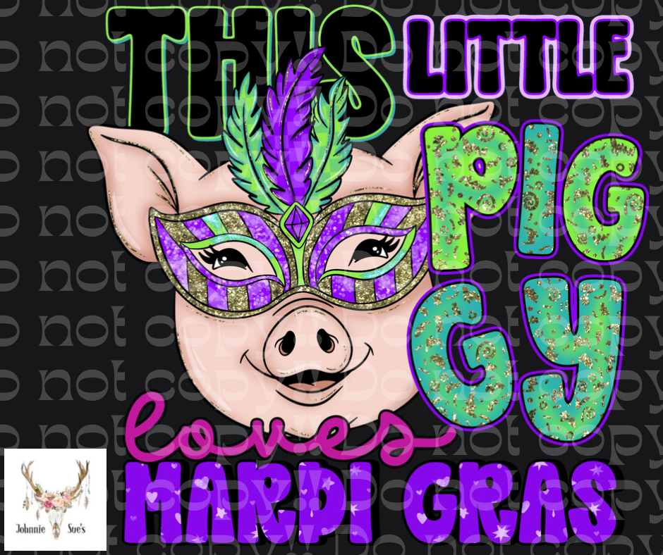 PreOrder: This Little Piggy Loves Mardi Gras