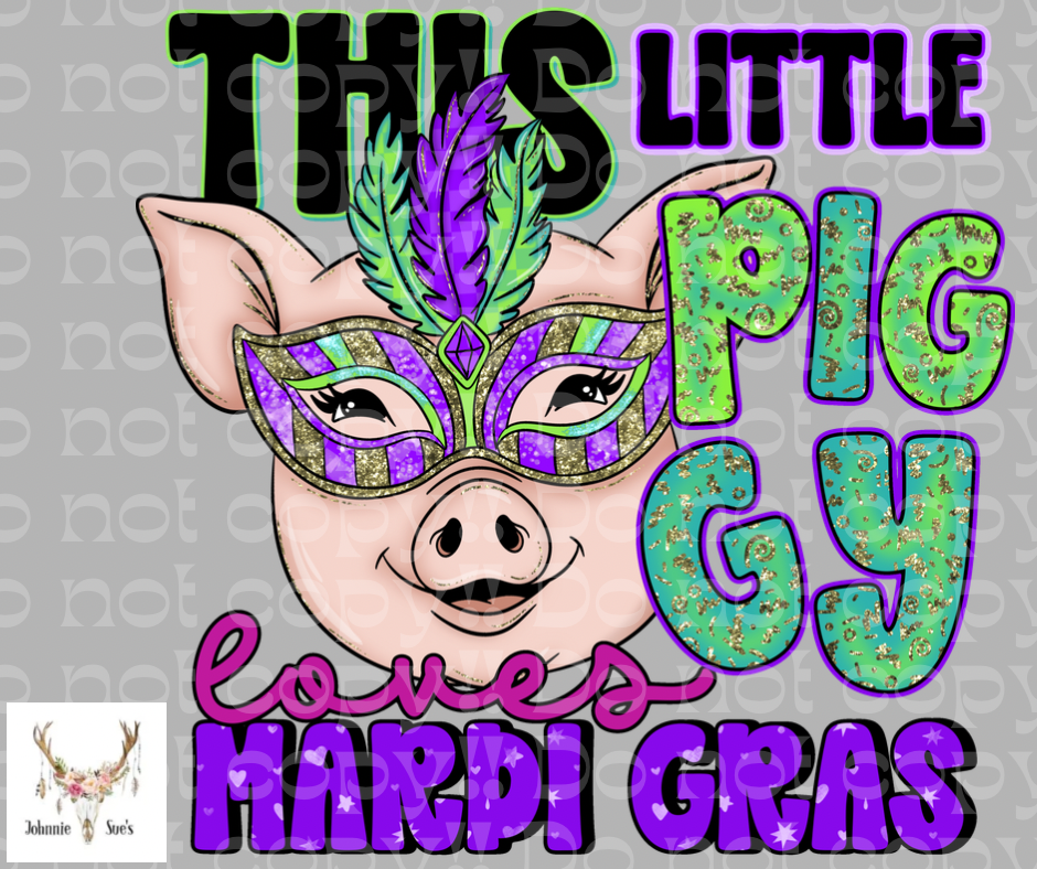 PreOrder: This Little Piggy Loves Mardi Gras