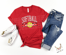 Load image into Gallery viewer, Team Spirit: Curved Softball Cardinals
