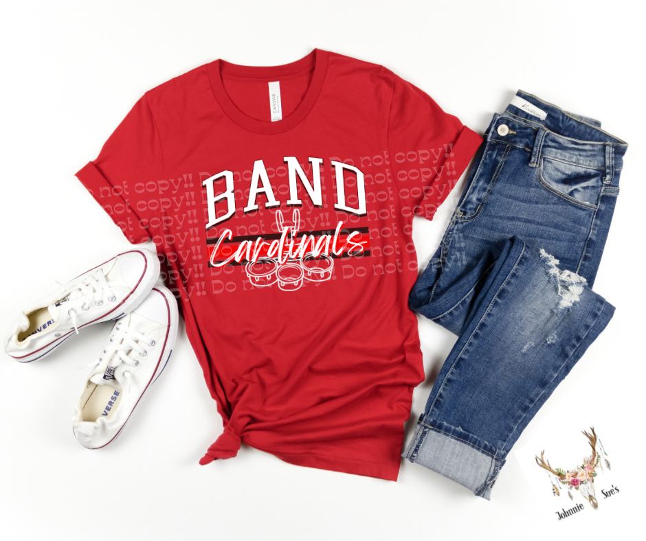 Team Spirit: Curved Band Cardinals