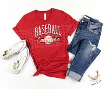 Load image into Gallery viewer, Team Spirit: Curved Baseball Cardinals
