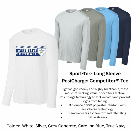 Stars Elite Softball - Sport-Tek Long Sleeve