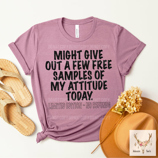 PreOrder: Might give out a few free samples of my attitude today
