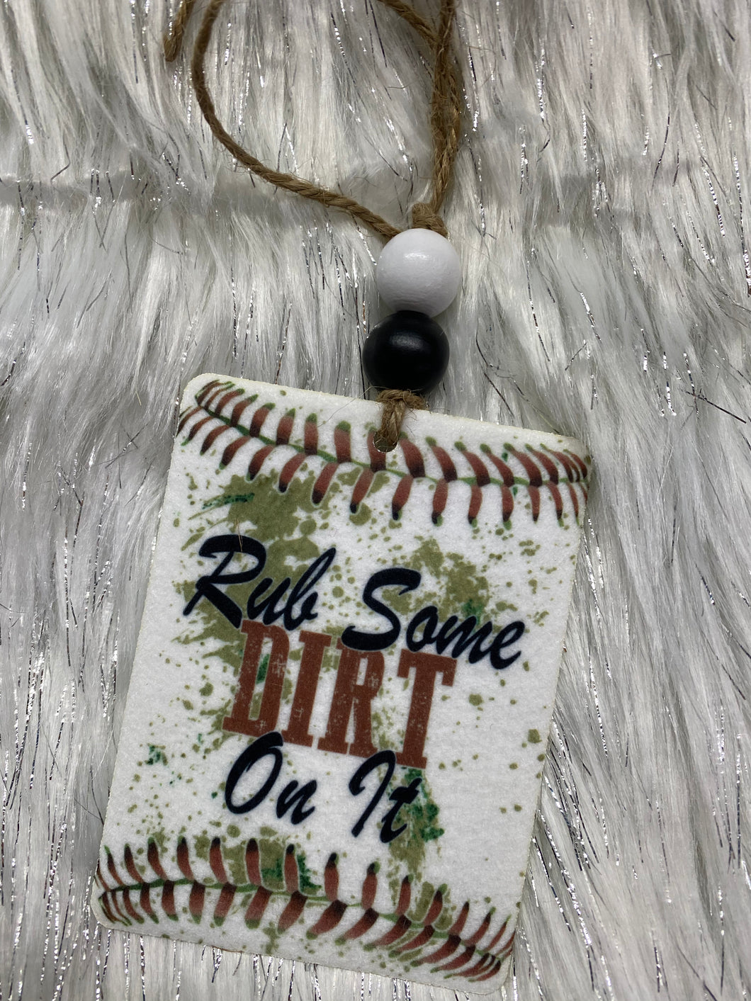 Unscented Baseball Air Freshener